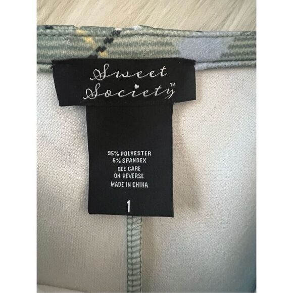 Teal Plaid Twofer Dress Plus Size 1 - Picture 5 of 8